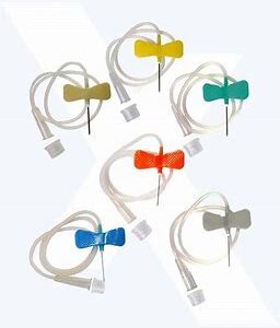 Exel Scalp Vein Butterfly Winged Infusion Set 25G X 3/4, 50/Box  # 26708