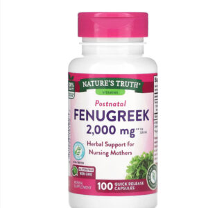 NATURE?S TRUTH POSTNATAL FENUGREEK 2,000MG, 100 CAPSULES