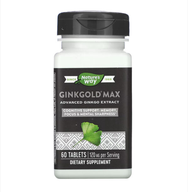 NATURE?S WAY GINKGOLD MAX, 60 TABLETS