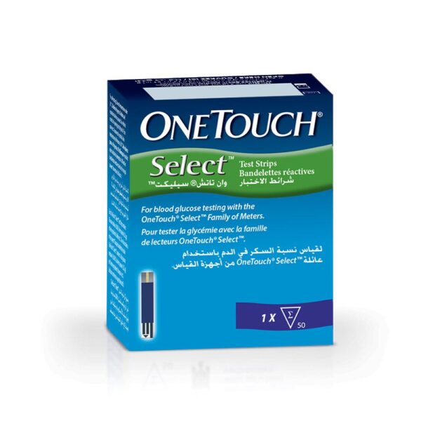 ONE TOUCH SELECT TEST STRIPS 50'S