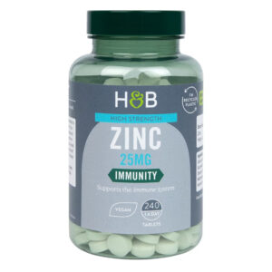 HOLLAND & BARRETT ZINC 25MG, 240 TABLETS