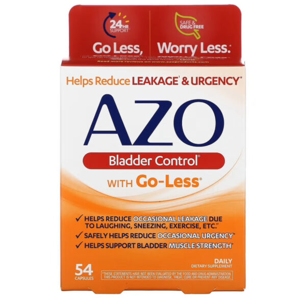 AZO BLADDER CONTROL WITH GO-LESS, 54 CAPSULES