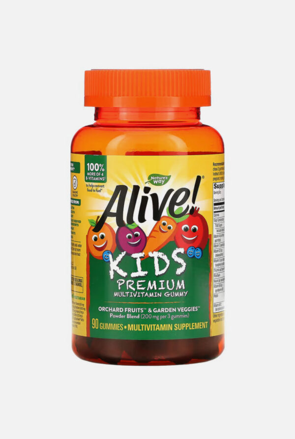 NATURE?S WAY ALIVE KIDS PREMIUM MULTIVITAMIN, 90 GUMMIES