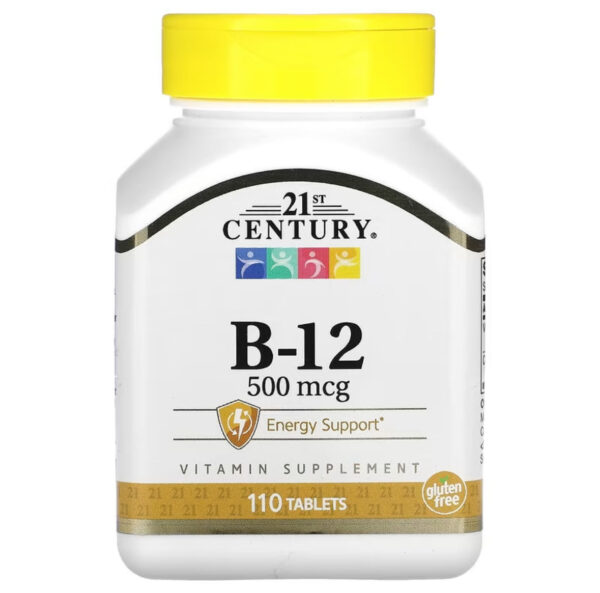 21ST CENTURY B-12 500 MCG, 110 TABLETS
