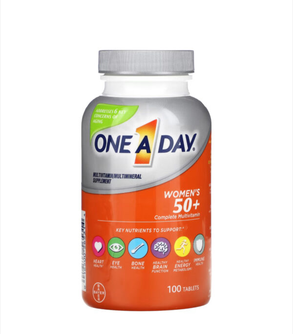 ONE A DAY WOMEN?S 50+ COMPLETE MULTIVITAMIN, 100 TABLETS