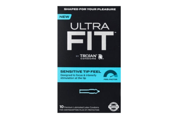 TROJAN ULTRA FIT SENSITIVE TIP FEEL LUBRICATED LATEX CONDOMS