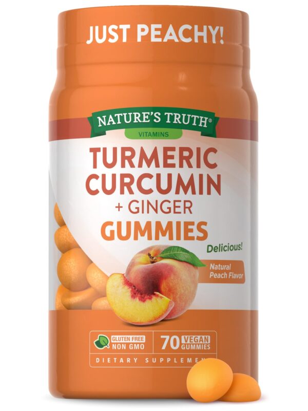 NATURE?S TRUTH TURMERIC CURCUMIN PLUS GINGER, 70 GUMMIES
