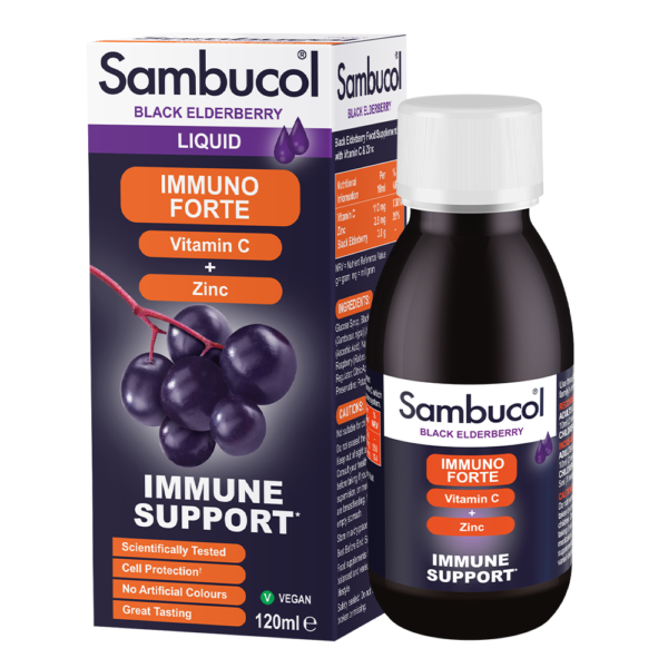 SAMBUCOL IMMUNO FORTE LIQUID 120ML