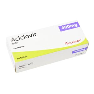 ACICLOVIR 400MG, 56 TABLETS (WOCKHARDT)
