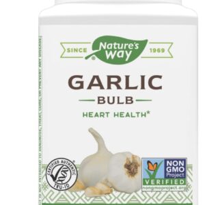 NATURE?S WAY GARLIC BURB, 100 VEGAN CAPSULES