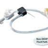 Huber Infusion Set 22 Gauge 3/4 Inch 11 Inch Tubing Y-Site Port Kawasumi # PI01Y20