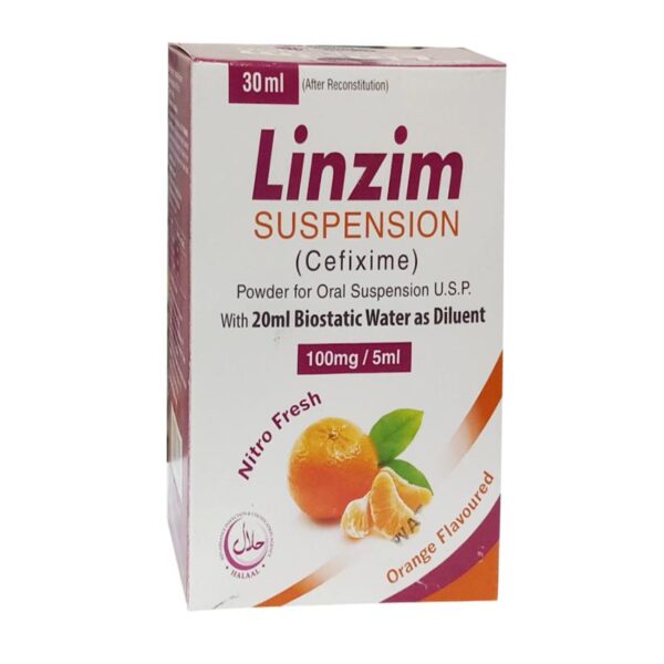 Linzim Suspension 100mg 30ml 1's