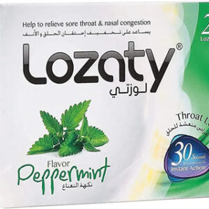 Lozaty Throat Lozenges - Peppermint 24's Pack