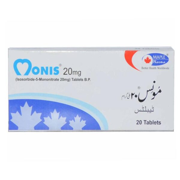 MONIS 20MG TAB 100'S