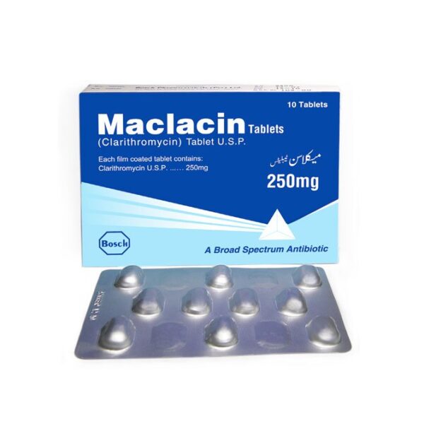 Maclacin Tab 250 MG 10's