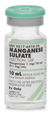 Manganese Sulfate Injection, USP 10mL # 00517641025