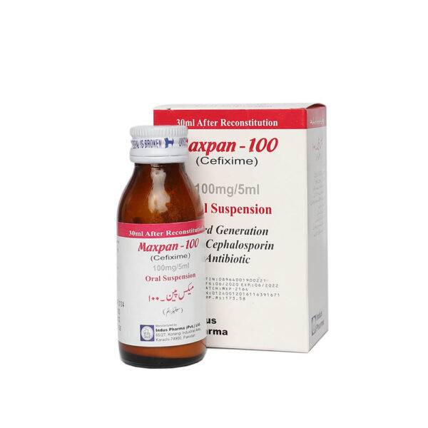 Maxpan Suspension 100mg 30ml 1's