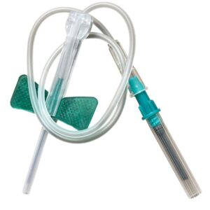 Safety Winged Blood Collection Set SAFETY for Infusion or Blood Collection 21G x 3/4? Brand MeriPhlo