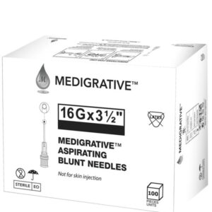 Aspirating Blunt Needles 16G x 3 1/2? 100/Box