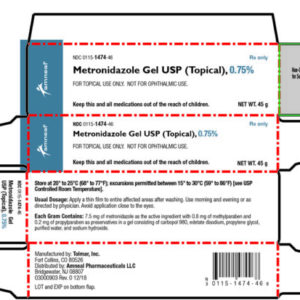 Metronidazole Gel 0.75%, 45GM