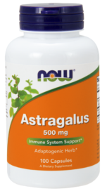 Now Astragalus 500mg Capsules 100`s