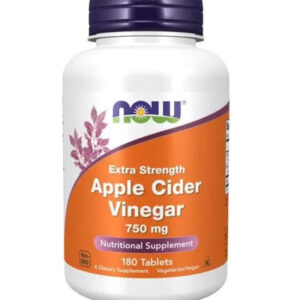 NOW Apple Cider Vinegar 750mg 180's Tabs