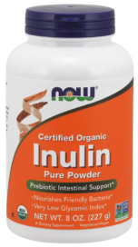 Now Inulin Pure Powder Organic 227gm