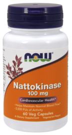 Now Nattokinase 100 Mg 60 Veg Caps