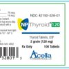 NP Thyroid 120 mg (2 grain) 100 Tablets Per Bottle, NDC # 42192-328-01