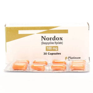 Nordox 100mg Capsules 30's