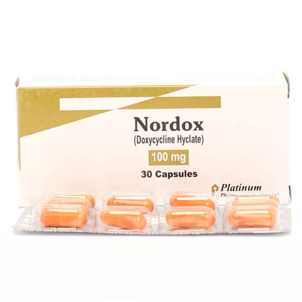 Nordox 100mg Capsules 30's