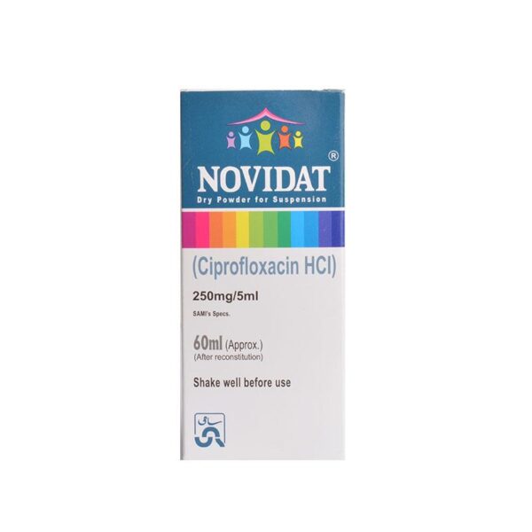Novidat Suspension 250mg 60ml 1's