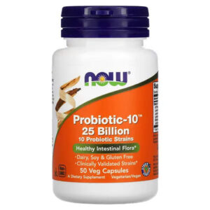 Now Probiotic-10 25 Billion Capsules 50's