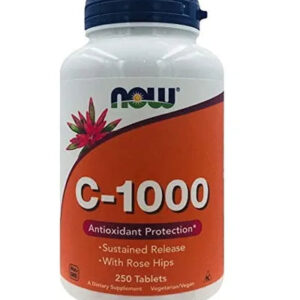 Now Vitamin C-1000 With Rose Hips 250 Tablets