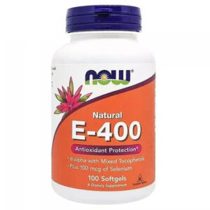 Now Vitamin E-400 Mixed Tocopherols Softgels 100's