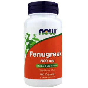 Now Fenugreek 500 mg Capsules 100's