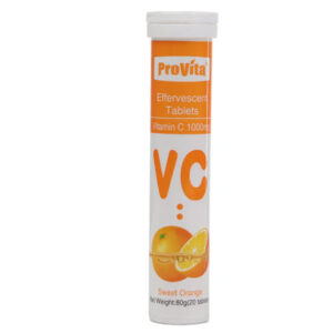 ProVita Vitamin C 1000mg Effervescent Tablets 20'S