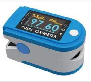 Pulse oximeter-measures oxygen saturation