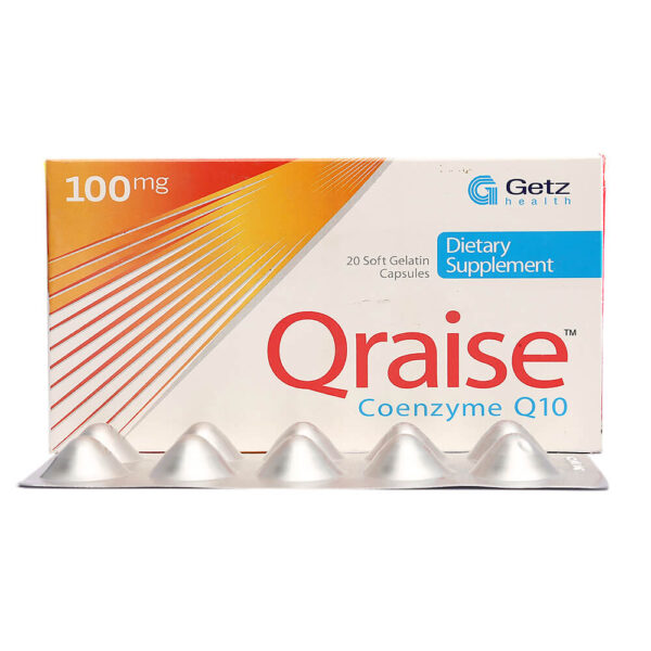 QRAISE SOFT GEL 100MG CAP 20'S