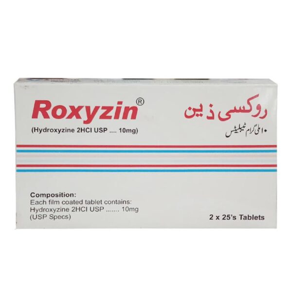 Roxyzin 10mg Tablets 50's