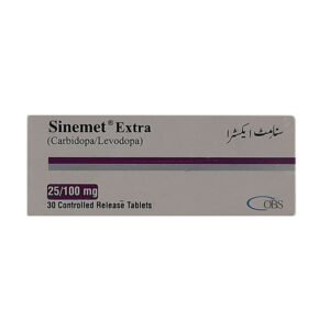 SINEMET EXTRA 25/100MG 30'S