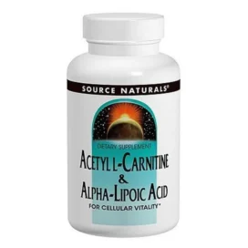 SOURCE NATURALS ACETYLL-CARNITINE & ALPHA-LIPOIC ACID 650 MG 30TABS