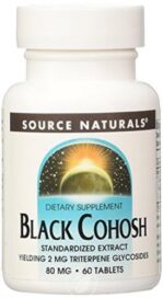 SOURCE NATURALS BLACK COHOSH EXTRACT 80MG 60TABS