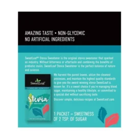 SWEETLEAF ORG STEVIA SWEETENER 28.3G #SWPL35-ORG