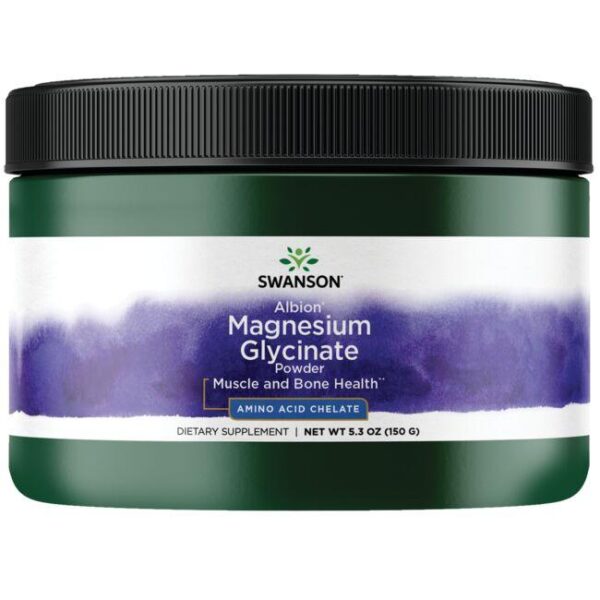 Swanson Albion Magnesium Glycinate Powder - 150g