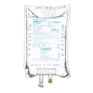 0.9% Sodium Chloride Injection USP, 500mL Case 24