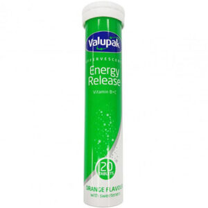 Valupak Energy Release Vitamin B+C Tablets 20's