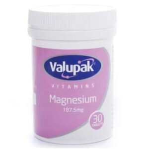 Valupak Magnesium 187.5mg Tab 30'S