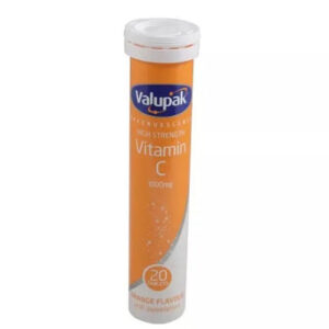 Valupak Vitamin C 1000 mg Effervescent Tablets 20's