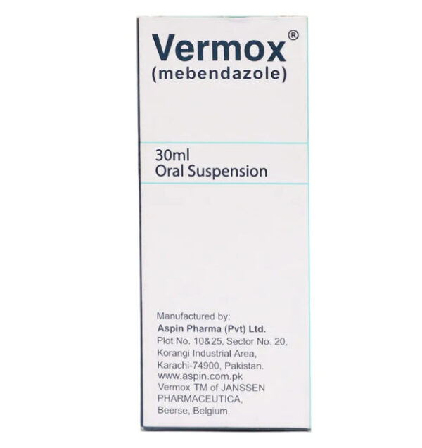 Vermox Suspension 100mg 30ml